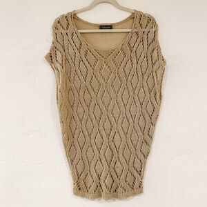 Wooden Ships Knit Pullover in Tan Medium